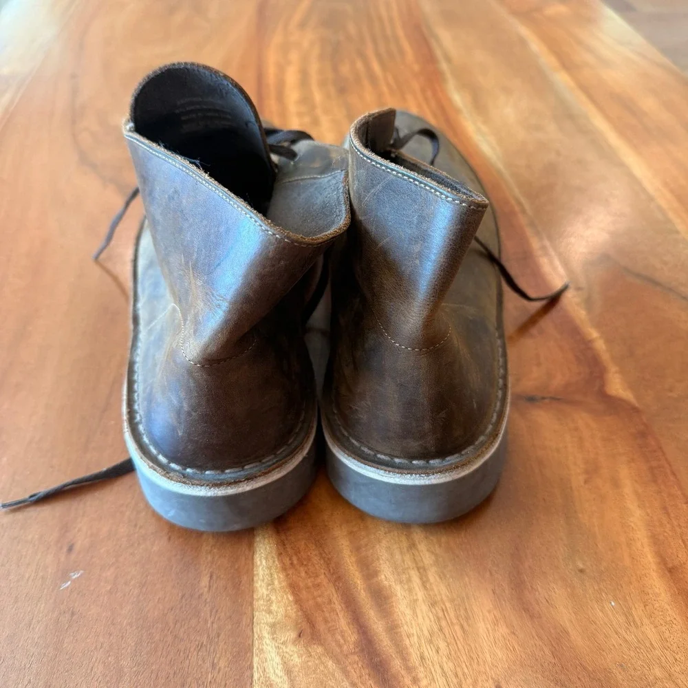 Clarks Men's Bushacre 2 Chukka Leather Boots Size 14